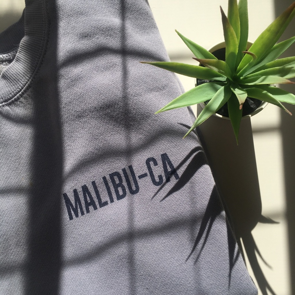 NWOT Brandy Melville Malibu-Ca sweatshirt